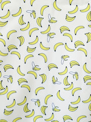 Boys Banana Print Shirt Vacation Beach Summer Kids Clothes
