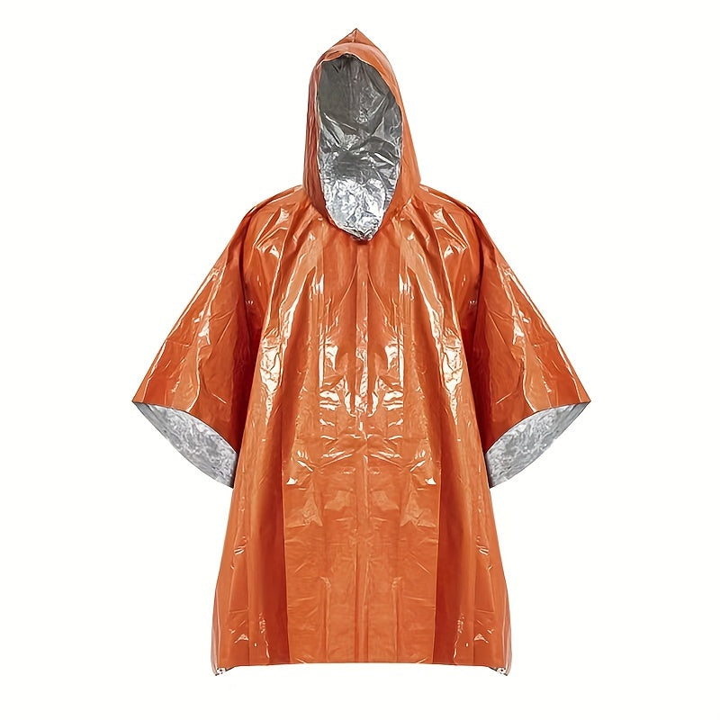 Disposable Reflective Raincoat for Outdoor Camping - Waterproof and Windproof