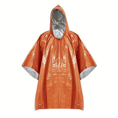 Disposable Reflective Raincoat for Outdoor Camping - Waterproof and Windproof