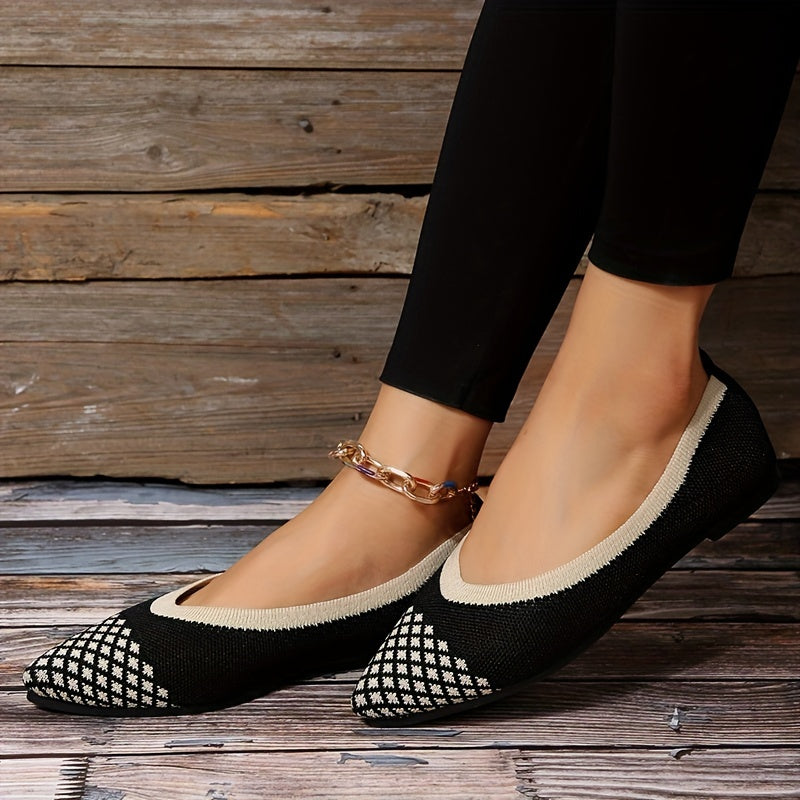 Women's Breathable Flat Casual Shoes Lightweight Walking Shoes