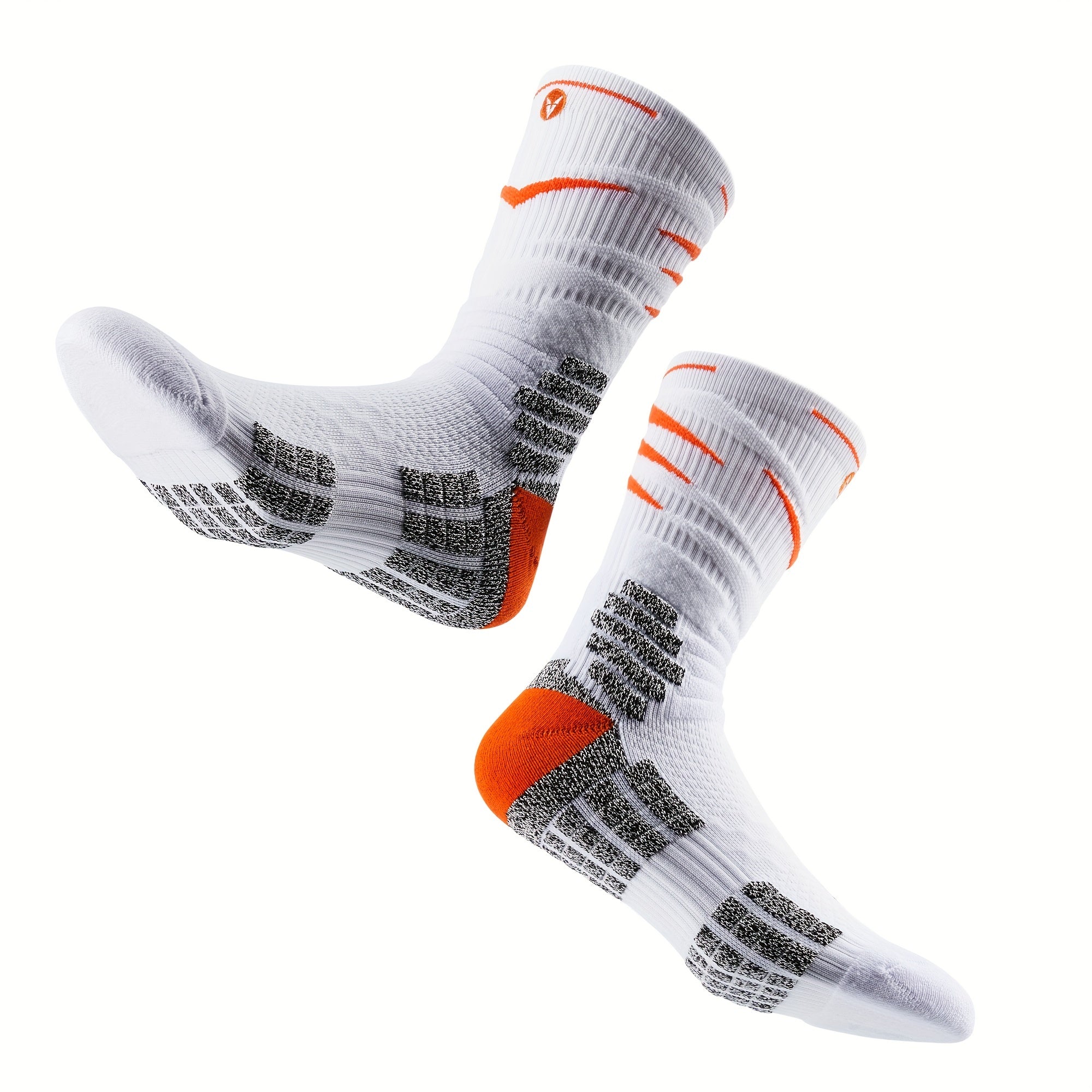 Veidoorn Basketball Socks Towel Bottom Compression Anti Slip Sweat Absorbing