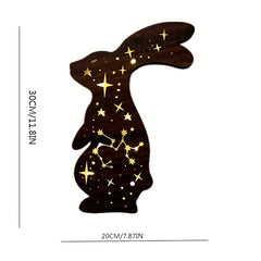 LED Wooden Wall Stickers Pendant Nightlight