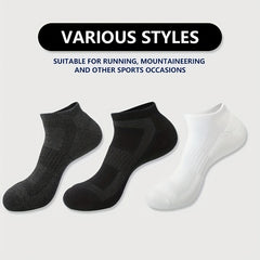 5 Pairs Breathable Athletic Socks for Running Training Hiking