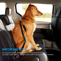 Adjustable Dog Seat Belt for Safe Car Rides Small, Medium and Large Dogs