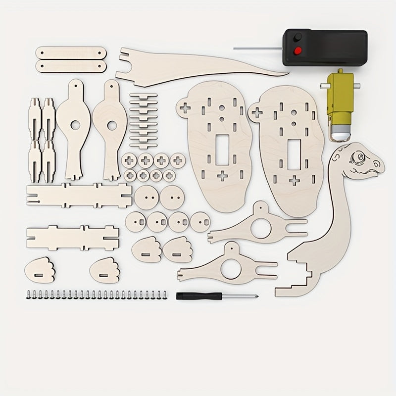 Wooden Brachiosaurus Model Kit - DIY Science Experiment