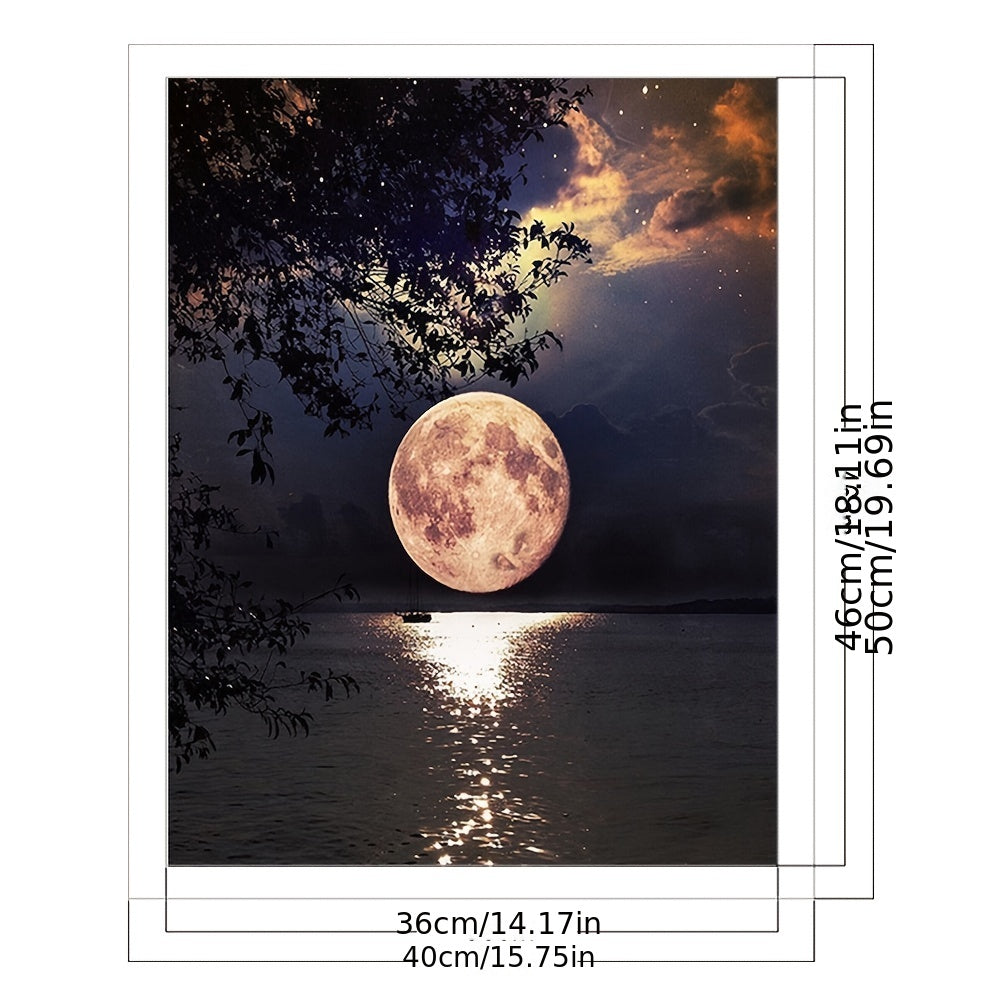 Moon Lake Cross Stitch Kit Wall Artwork