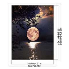 Moon Lake Cross Stitch Kit Wall Artwork