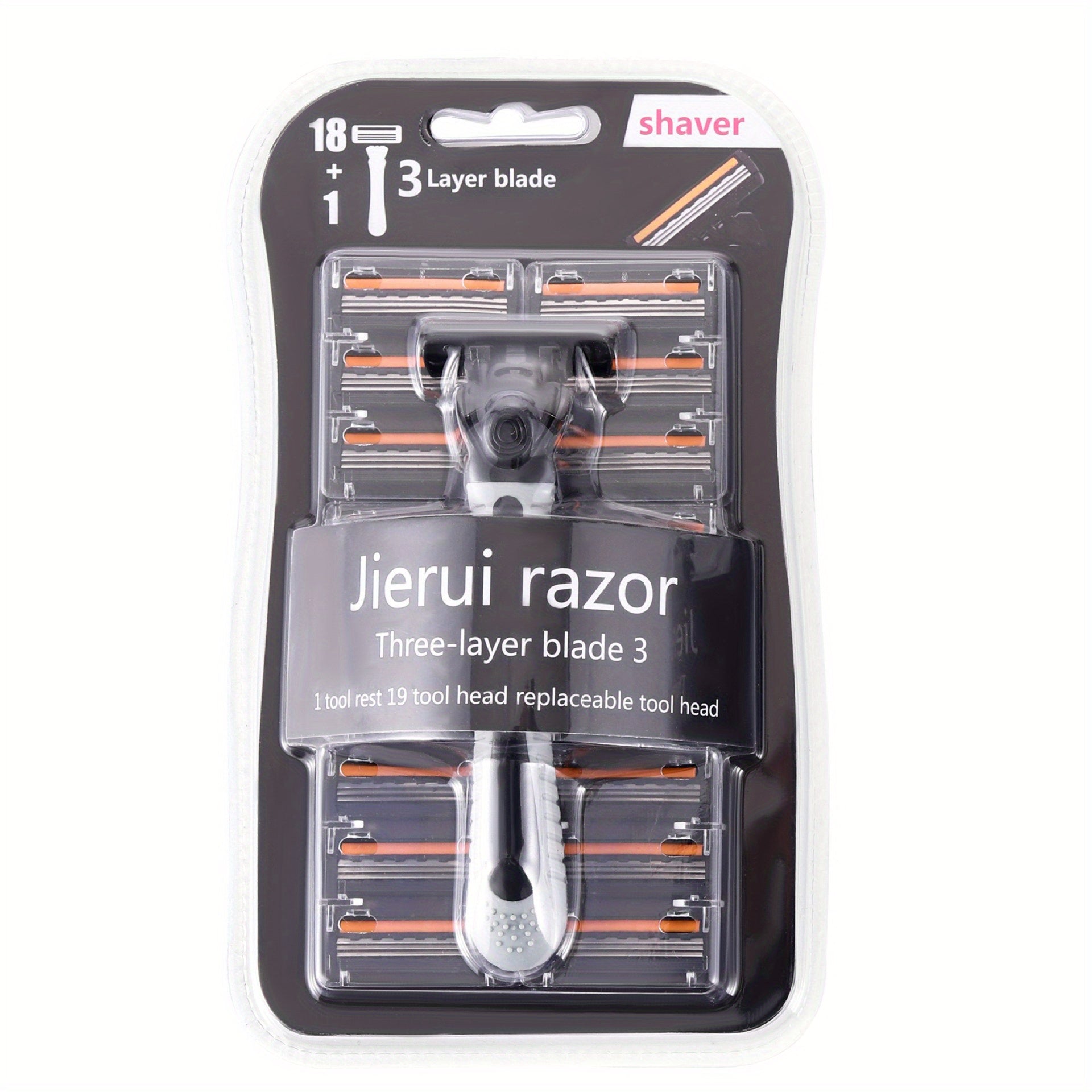 Men's Disposable Shaving Razor Blade Set 1 Holder & 19 Blades