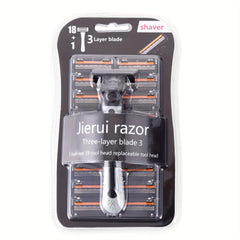 Men's Disposable Shaving Razor Blade Set 1 Holder & 19 Blades