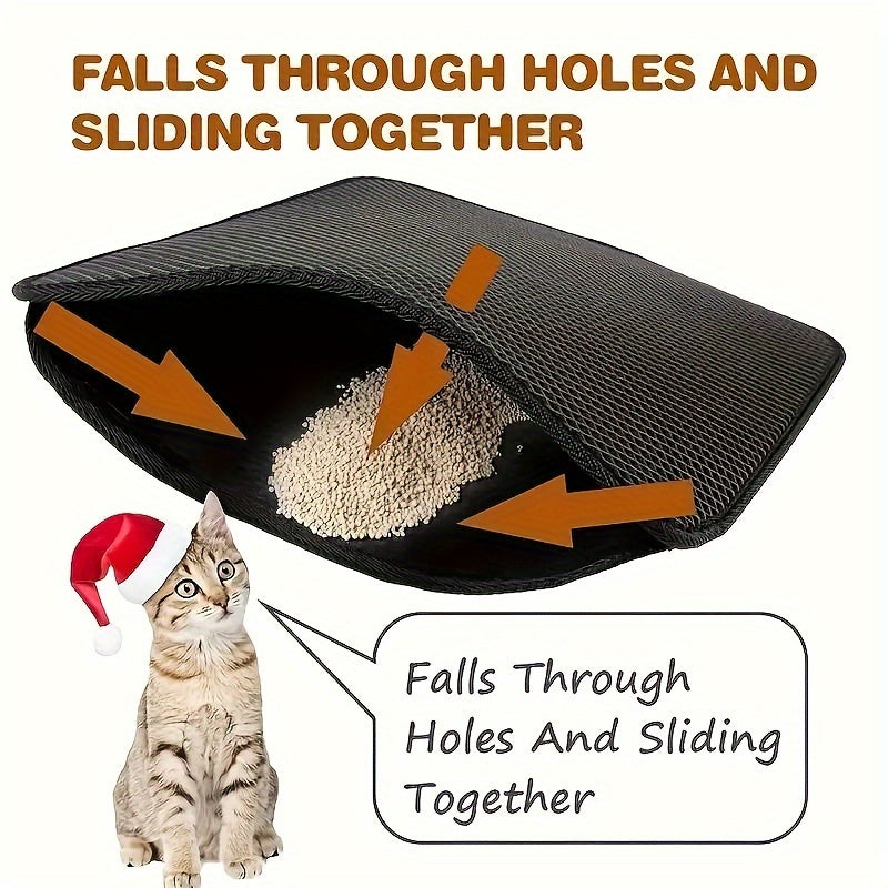 Waterproof Cat Litter Mat Leak Proof Trapping Mat Non Slip Backing