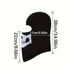 Outdoor Riding Mask Field Ghost Skull Head Cover Bicycle Sunscreen Hat