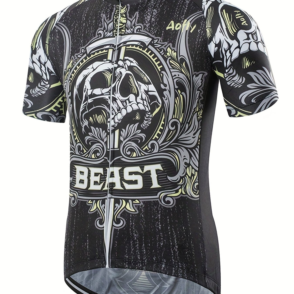 Men's Quick Dry Cycling Jersey with Rear Pocket