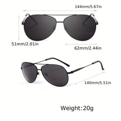 Classic Aviator Polarized Sunglasses UV400 Protection