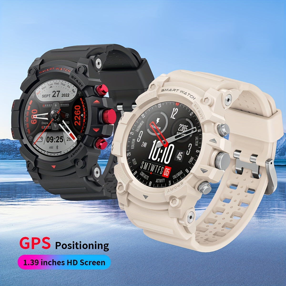 Smart Watch 3 53cmHD Screen GPS Sports Smart Watch for Android & IOS
