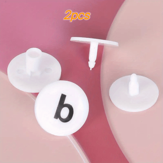 4pcs Beach Bag Handle Replacement Buttons Lightweight Plastic