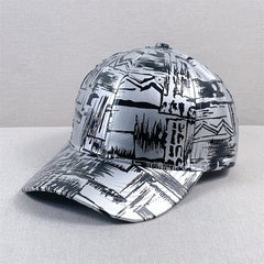 Print Baseball Cap Unisex Dad Hats Hip Hop Casual Adjustable Sun Hats