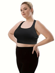  Seamless Racer Back Padded Sports Bra