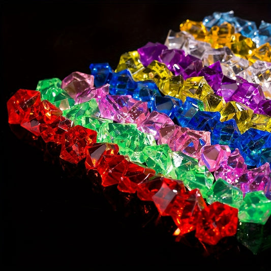 24pcs Colorful Acrylic Diamond Toys for Christmas Party Decorations