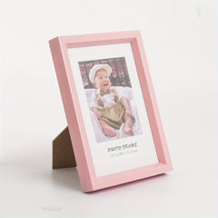 Newborn Boys Girls Plastic Photo Frame Desk Ornament
