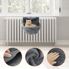 Cozy Cat Radiator Bed Plush Soft Durable Hanging Cat Bed