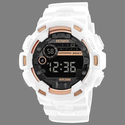 Girls Casual Digital Watch with Silicone Band