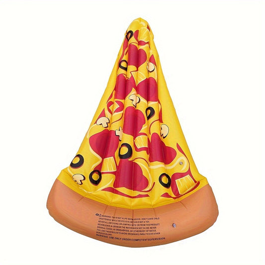 Yellow Pizza Triangle Shape Inflatable Swim Float