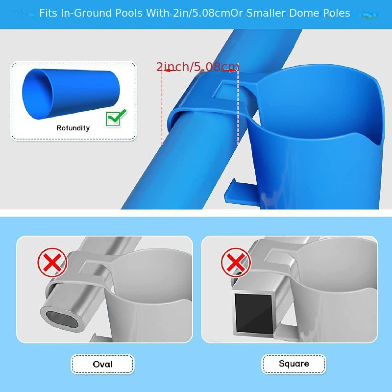 Poolside Cup Holder for Above Ground Pools