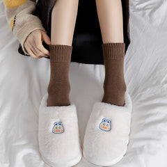 6 Pairs Comfy & Warm Mid Tube Women's Socks