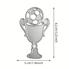 1pc Football Trophy Die Cuts For Card Making Metal Die Cuts