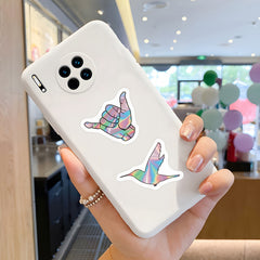 Holographic Laser Style Stickers Roll - 500pcs