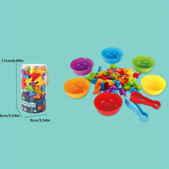 Kids' Rainbow Dino Counting & Classification Math Toy Set
