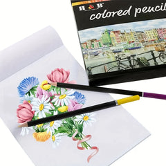 72 Colored Pencils Professional Artistic Sketching & Drawing Pencils