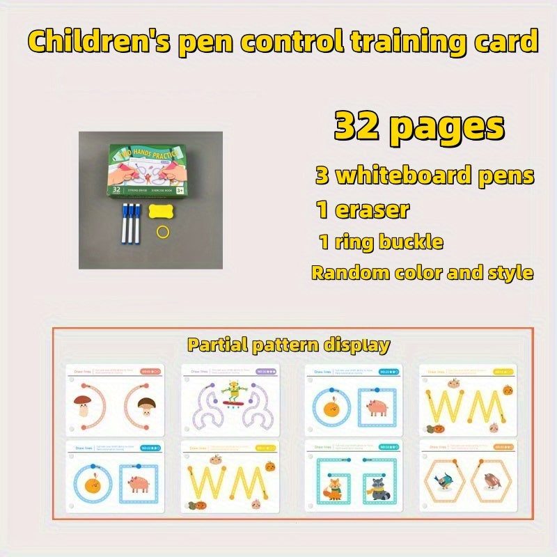 Children's Pen Control Training Set with Pen and Eraser