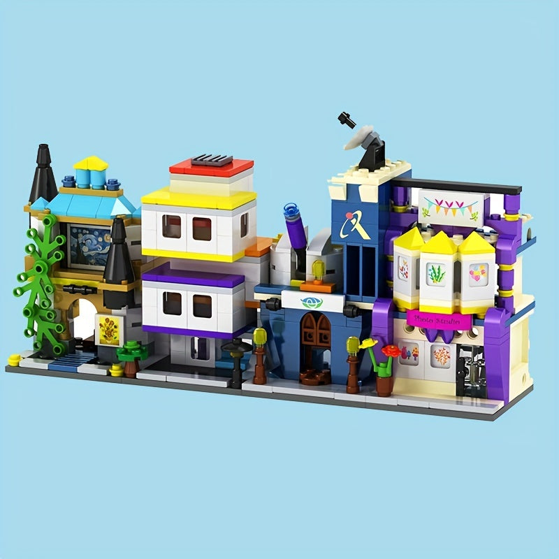 Mini Street View Building Blocks Set