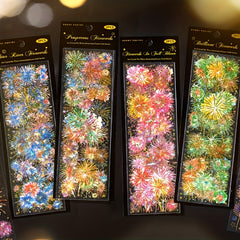 Vibrant Fireworks Instant Series Stickers for Crafts and Art