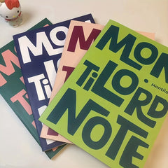 Thickened Student Japanese Notebook, High Appearance, Horizontal Line