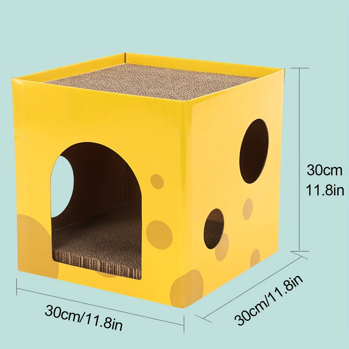 DIY Cat Cardboard House Scratcher