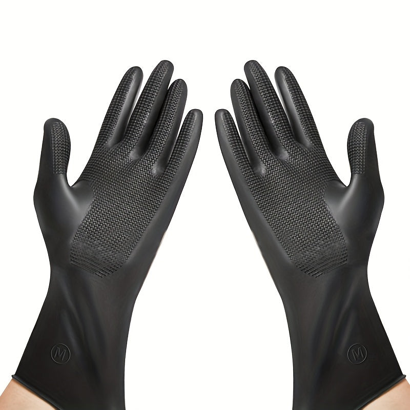 5 Pairs Reusable Hair Dye Gloves - Thick Rubber Latex for Hair Application