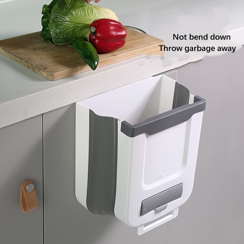 12L Foldable Hanging Trash Can for Kitchen and Car