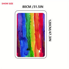 Rainbow Door Mat Non-Slip Front Door Indoor/Outdoor Entrance Mat