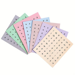Lowercase Letter Stickers English Alphabet Number Sticker