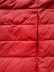 Men's Casual Lightweight Red Down Jacket with Hood