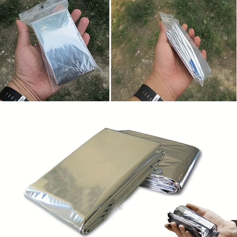 Portable Emergency Survival Blanket for Camping - First Aid Thermal