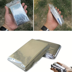 Portable Emergency Survival Blanket for Camping - First Aid Thermal
