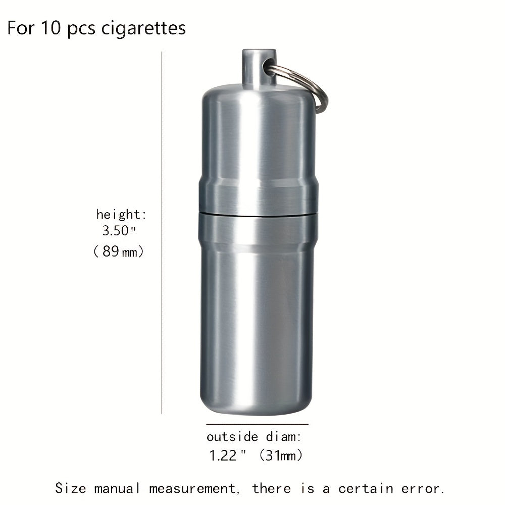 Waterproof Metal Cigarette Storage Case Smell Proof Tobacco Jar