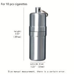 Waterproof Metal Cigarette Storage Case Smell Proof Tobacco Jar