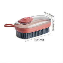 Soft Scrub Brush for Laundry Clothes Shoes Pots Easy to Grip