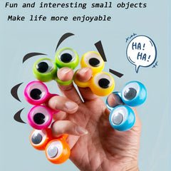 30pcs Finger Eye Ring Googly Eye Ring Toy Party Funny Big Eye Ring Play