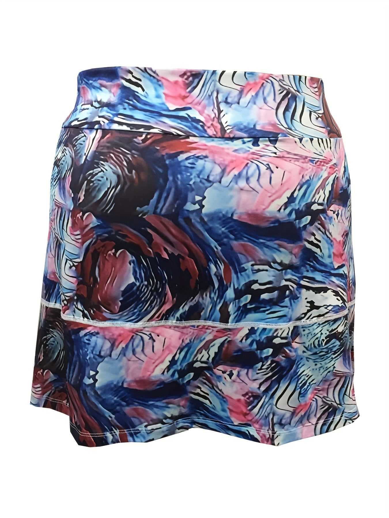  Sports Skort Women's Plus Painting Print Pipping Medium