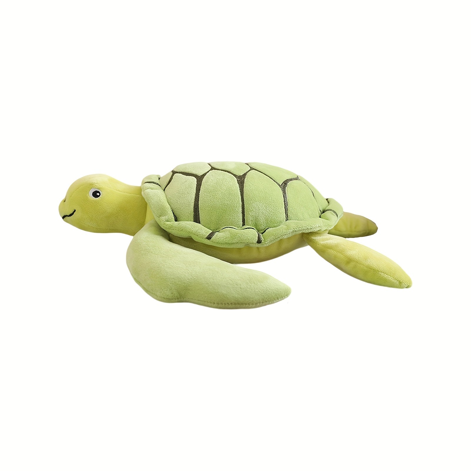 Green Turtle Plush Toy for Nature Playtime Nursery Decor
